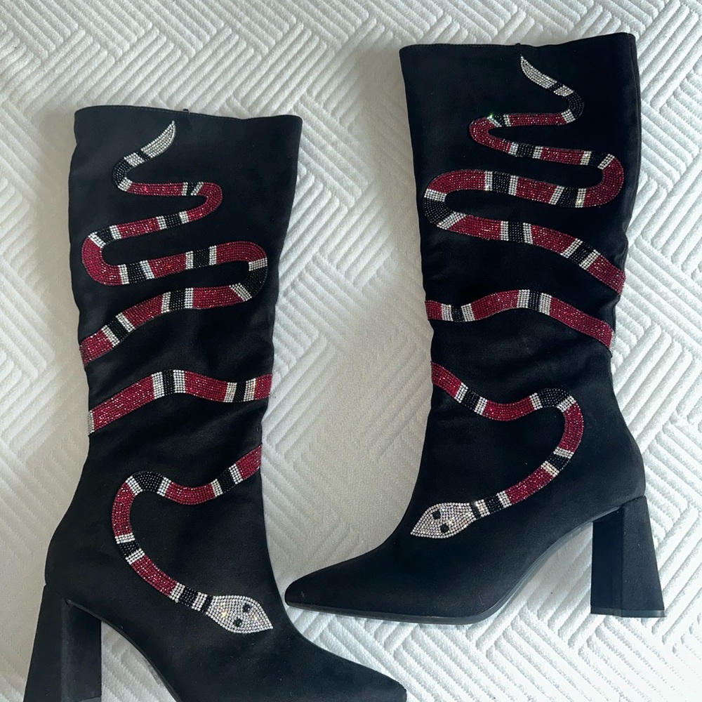 Bamboo Reputation Black Knee-High Boots